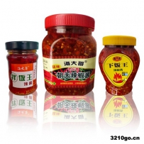 海大哥 朝天辣椒酱1kg 下饭王辣椒酱500g 拌饭王辣酱188g，猛辣特辣湘菜餐饮业调味品